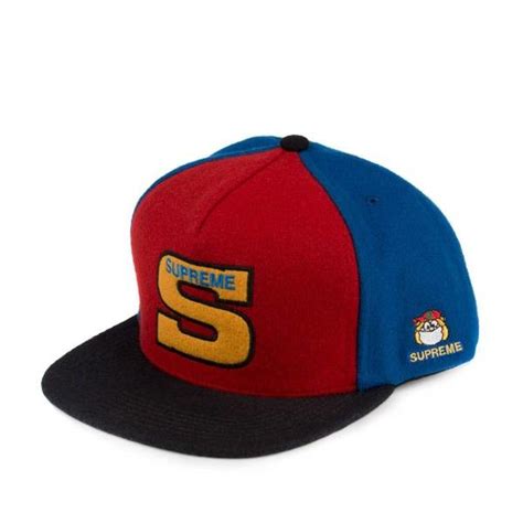 skater xl supreme milano  panel hat originally  snapback
