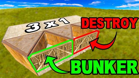 RUST NEW BUNKER 3x1 SOLO DUO TRIO BASE DESIGN YouTube