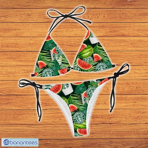 Starbuck Watermelon String Bikini Gift Women Beach Summer Banantees