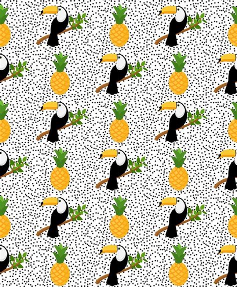 Vector seamless pattern with toucan. Texture design 14200342 Vector Art at Vecteezy