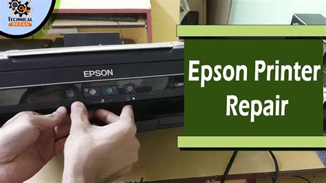 How To Fix No Power Issue On Epson L380 Printer Full Dead Repair Youtube