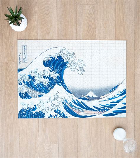 Puzzle La Vague De Kanagawa Pi Ces En Bois Kabanon Puzzles