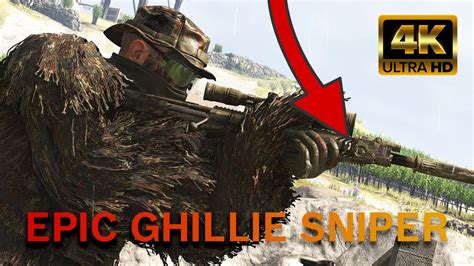 Epic Ghillie Sniper • 4k No Hud Realistic • Ghost Recon Breakpoint