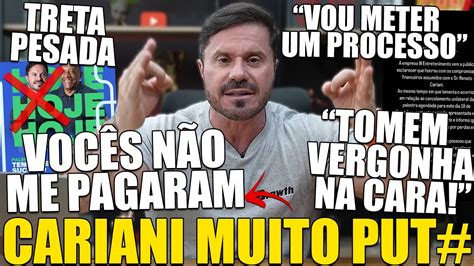 TRETA CARIANI JOGA MERD NO VENTILADOR E VAI PROCESSAR EMPRESA QUE