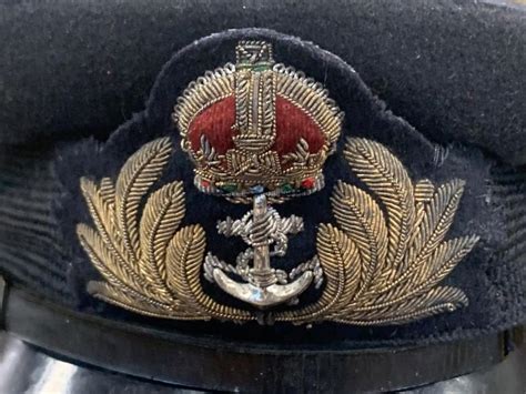 War Department Militaria Wwii Royal Navy Officer S Cap