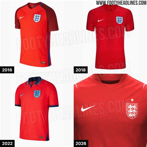 England 2026 World Cup Away Kit Colors Leaked - Footy Headlines