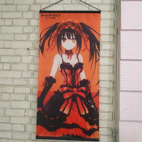 Jual Poster Kain Kurumi Tokisaki Date A Live Anime Manga Norilittle Shopee Indonesia