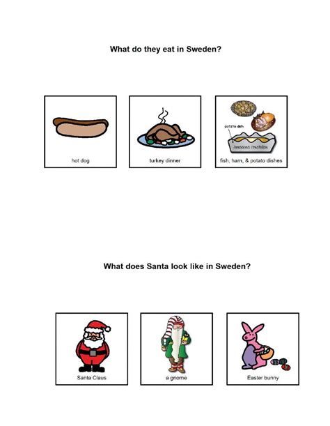 Christmas In Sweden Worksheet Live Worksheets