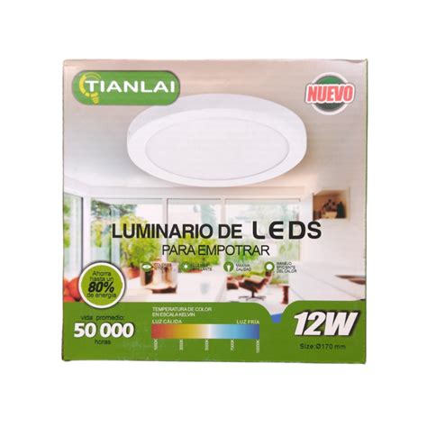 Luminario De Led Para Empotrar W Tianlai