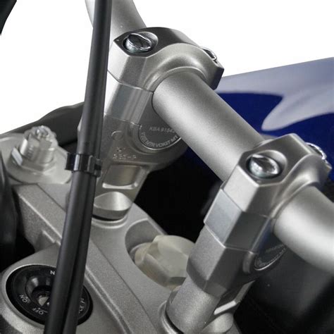 Voigt MT Handlebar Risers F20T 20mm Silver Yamaha MT 09 Fast