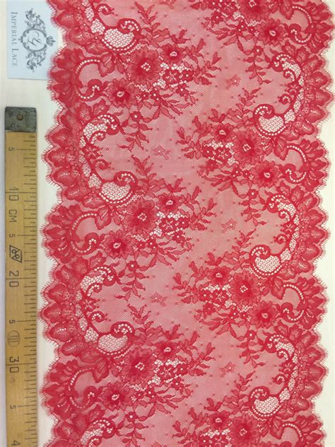 Red Lace Trim Lace Trim Lace Fabric From Imperiallace