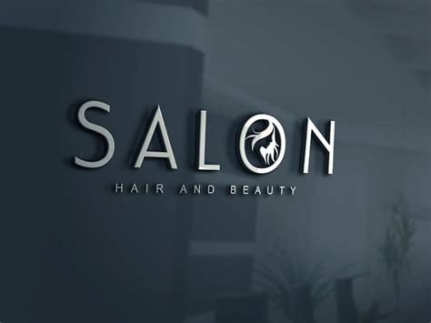 Modern salon logo template design by Bisma on Dribbble