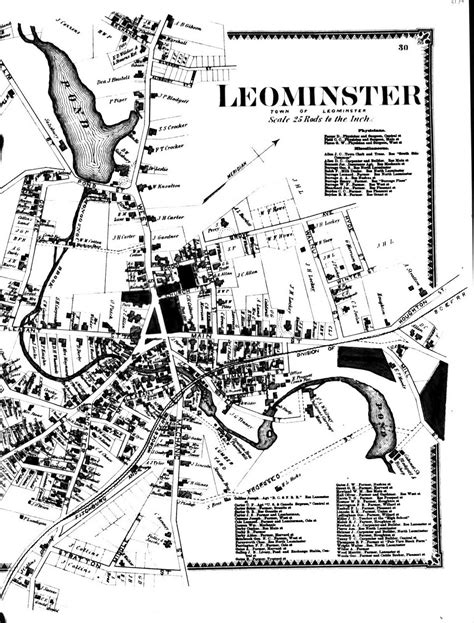 Leominster Road Map