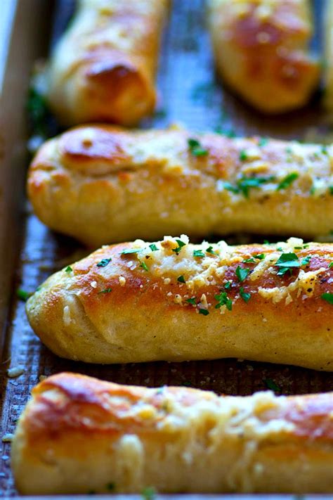 Garlic Butter Parmesan Soft Pretzel Breadsticks