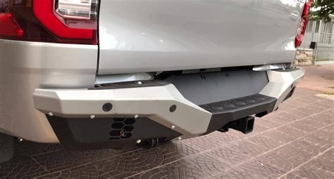 Rhino 4x4 Rear Bumper Bar Toyota Hilux 2015 To 2018