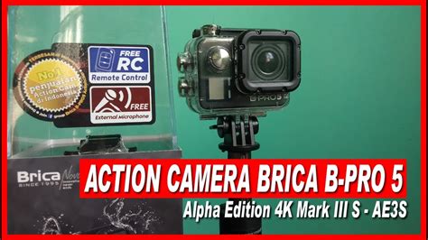 Spesifikasi Action Camera Brica B Pro 5 Alpha Edition 4K Mark III S