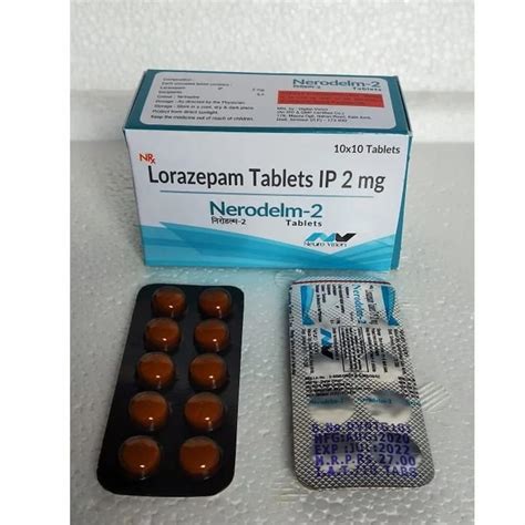 Lorazepam Tablets Ip 2 Mg At Rs 700 Box Navi Mumbai ID 2853513993962