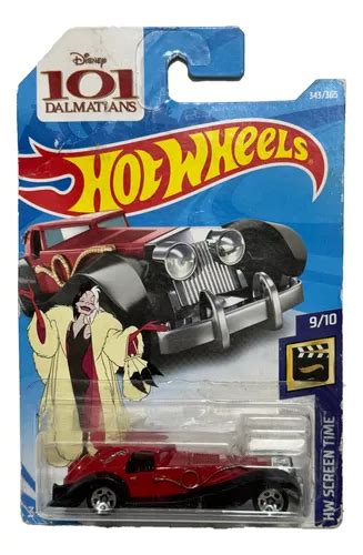 Hot Wheels Cruela De Vil Screen Time Dalmatas Mercadolibre