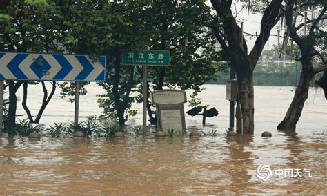 柳州暴雨市区出现内涝 广西高清图片 中国天气网