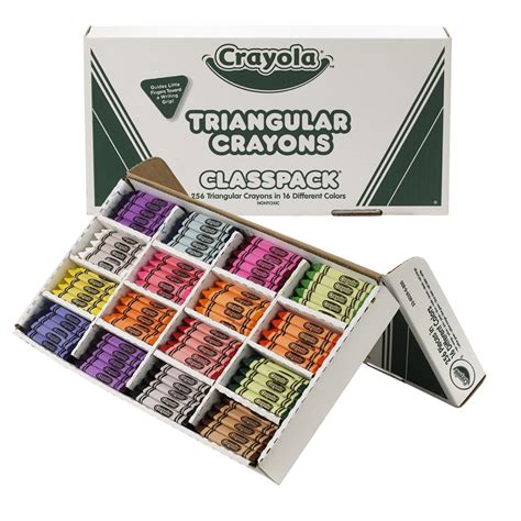 Crayola® Triangular Crayon Classpack® 16 Colors 256 Count Zuma