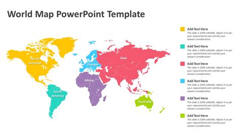 World Map Powerpoint Template Free