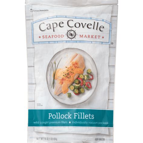 Cape Covelle Seafood Market Pollock Fillets 16 Oz Delivery Or Pickup