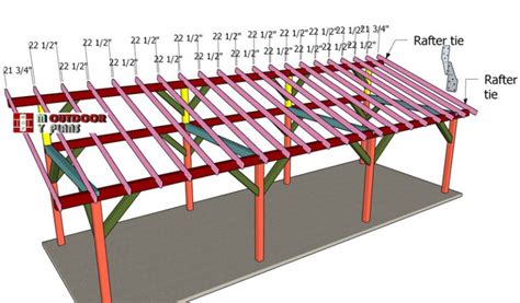 12×36 Lean To Pavilion Plans Pdf Download Myoutdoorplans