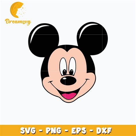 Mickey mouse head svg – DreamSVG Store