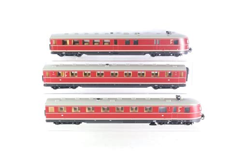 Liliput H0 126 04 Train Unit 3 Part Train Set VT06 Catawiki