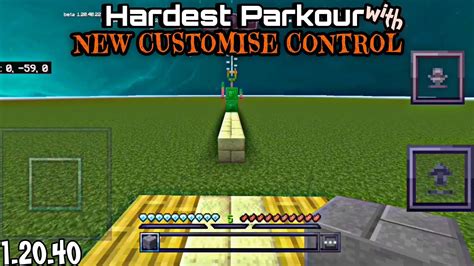 Minecraft Hardest Parkour With New Customise Control Mcpe 1 20 40