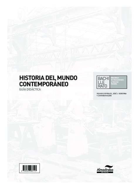 Pdf Modalidad De Humanidades Y Ciencias Sociales Historia Del Mundo