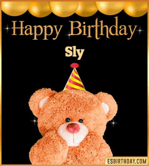 Happy Birthday Sly  🎂 Images Animated Wishes【28 S】