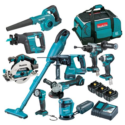 Makita 18V Brushless10 Piece Combo Kit DLX1049GX1 | tools.com