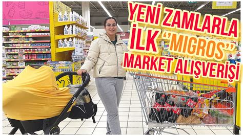 YENİ ZAMLARLA İLK MARKET ALIŞVERİŞİ MİGROS NEDEN BUNU HEP YAPIYOR