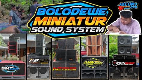 Acara Nguntir Bareng Sound Miniatur Bolone Dewe Horeg Spek Balap Semua