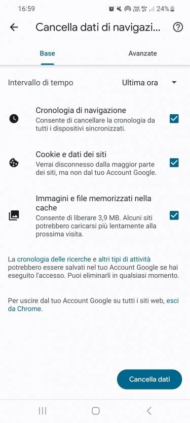 COME SI CANCELLA LA CRONOLOGIA DI GOOGLE CHROME Mondo Samsung