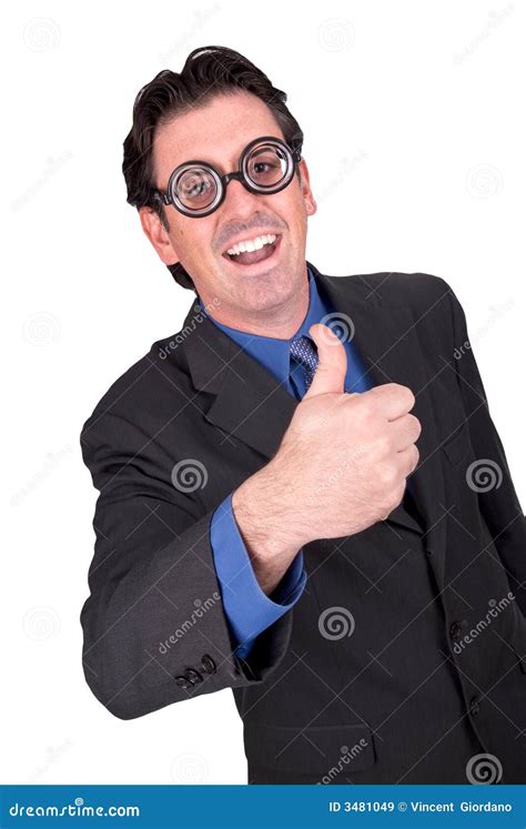 Business Geek Stock Image Image Of Joke Cheesy Personality 3481049