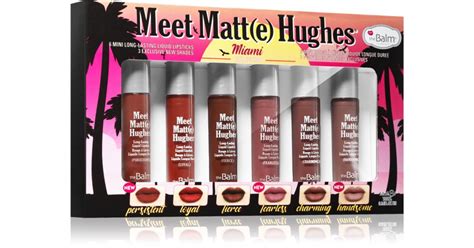 theBalm Meet Matt e Hughes Mini Kit Miami sada tekutých rtěnek pro