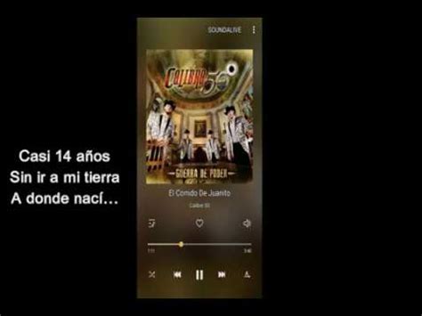 Letra Corrido De Juanito Calibre 50 YouTube