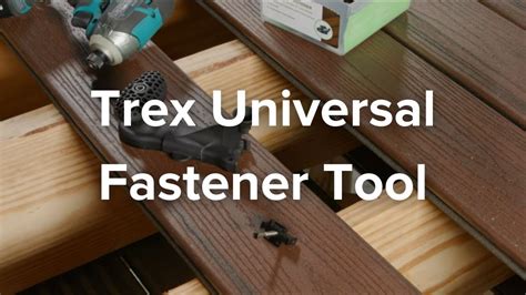 Universal Fastener Installation Tool Trex Hideaway Onesteptl