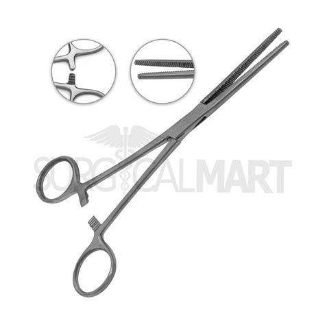 Fishing Hemostat Forceps 7 25 Straight Pean Locking Clamp Surgical Mart