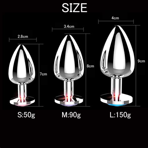 Wholesale Stainless Steel Anal Butt Plug Luxury Jewelry Design Sex