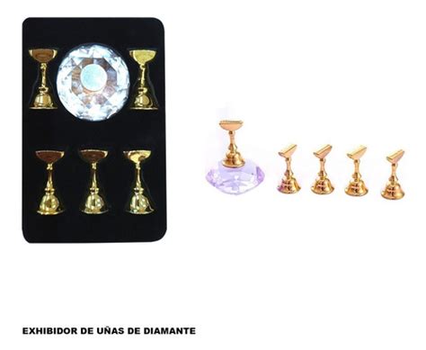 Exhibidor Muestrario De U As Diamante Blanco Cuotas Sin Inter S