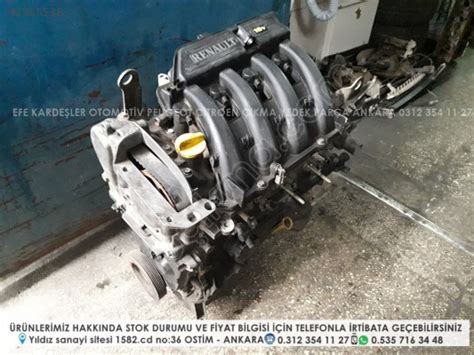 renault megane 1 4 16v benzinli çıkma motor Çıkma Yedek Parçaları