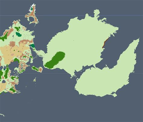 What do you think of these continent shapes? (Scalewise, the top right ...