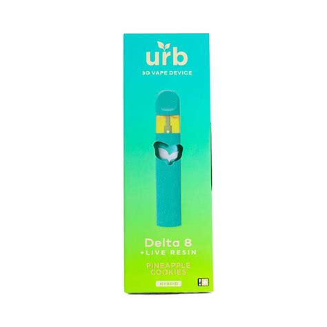 Urb 3g Delta 8 Live Resin Disposable Vape Everyday Delta