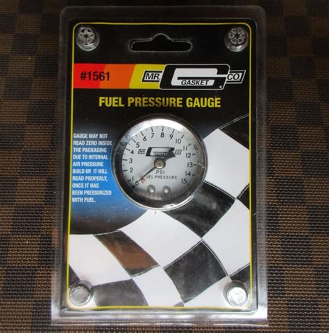 Mr ガスケット1561燃料圧力計 北米版 Mr Gasket 1561 Fuel Pressure Gauge シボレー用 売買された