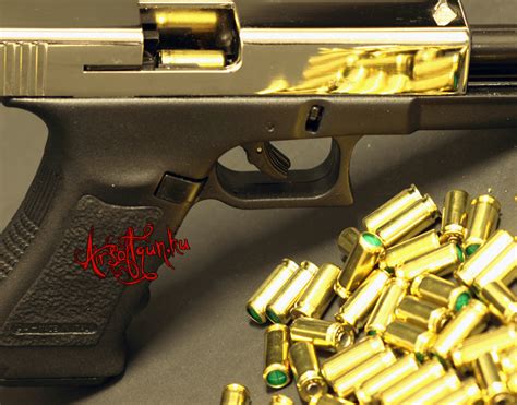 Airsoftgun Bruni Gap Glock Chrome Cat N