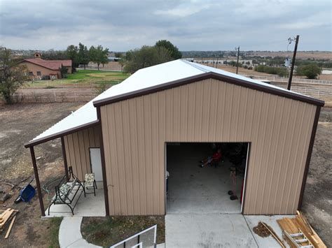 X Red Iron Metal Building In Weatherford Texas Wolfsteel