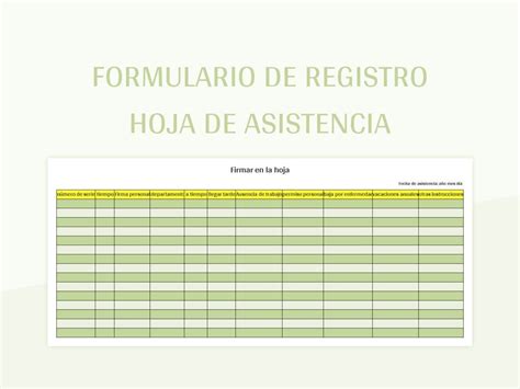 Plantilla De Formato Excel Formulario De Registro De Seguimiento De